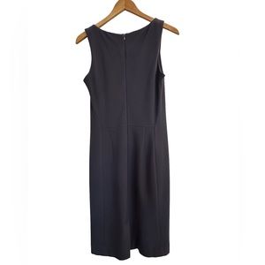 M.M. LeFleur Rachel‎ Dress Size 8 Midnite Blue - Ponte Fabric Back Kick-Pleat